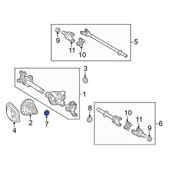 Ford OE - Front Inner Drive Axle Shaft Housing Seal