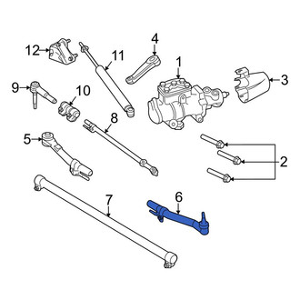 Ford OE - Right Steering Tie Rod End Adjusting Sleeve