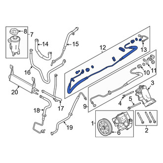 Ford OE - Power Steering Pressure Hose