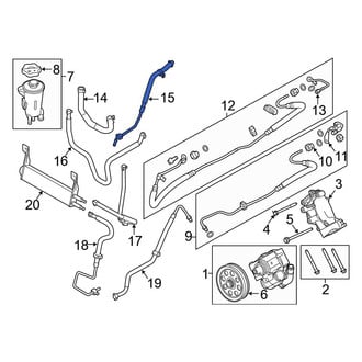 Ford OE - Power Steering Return Hose