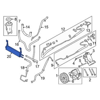 Ford F-250 Power Steering Cooling Coolers, Lines — CARiD