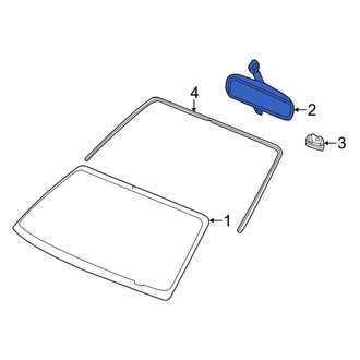 Ford OE - Front Interior Rear View Mirror
