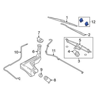 Ford OE - Front Windshield Washer Nozzle