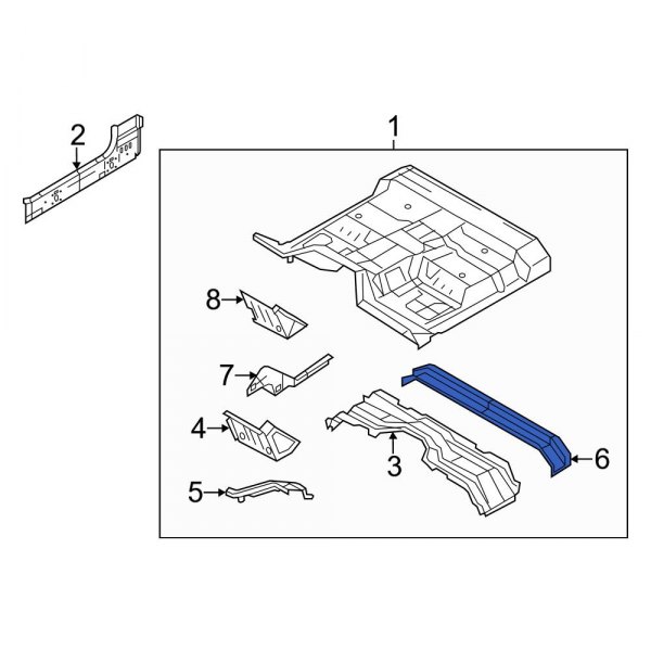 Floor Pan Crossmember