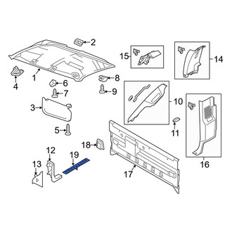 Ford OE - Front Left Door Sill Plate
