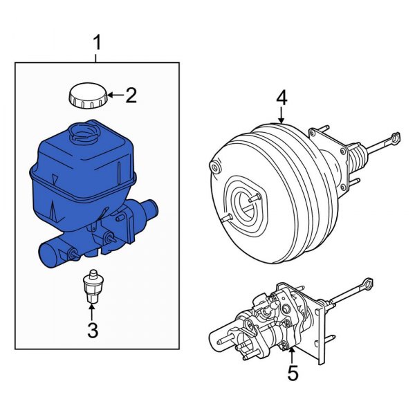 Ford OE BC3Z2140C Brake Master Cylinder