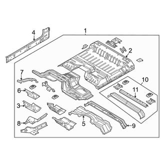 Ford OE - Cab - Floor (SuperCab)