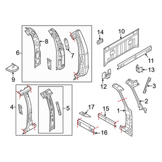 Ford OE - Cab - Back Panel (Crew Cab)