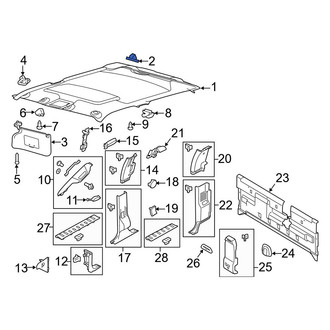 Ford OE - Headliner Clip