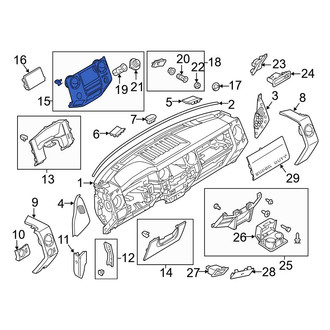 Ford OE - Center Instrument Panel Trim Panel