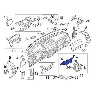 Ford OE - Center Instrument Panel Trim Panel