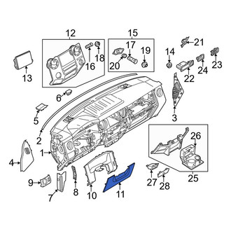 Ford OE - Instrument Panel Knee Bolster