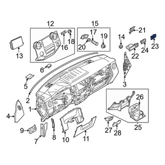 Ford OE - Instrument Panel Storage Compartment