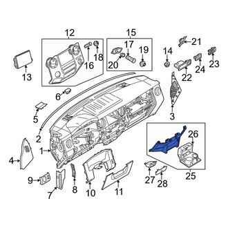 Ford OE - Instrument Panel Trim Panel