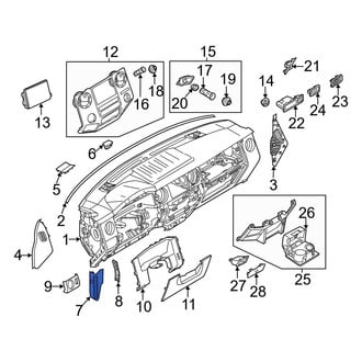 Ford OE - Instrument Panel Bezel