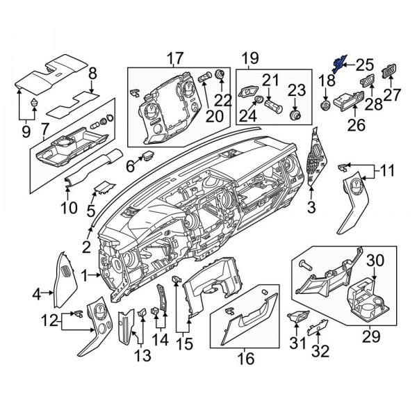 Ford OE 8C3Z25046A34CA Fuel Tank Selector Switch