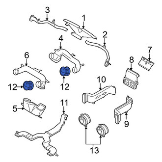Ford OE - Dashboard Air Vent