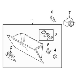 Ford OE - Instrument Panel - Glove Box (Crew Cab)