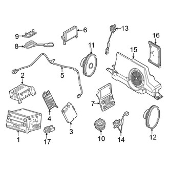 Ford OE - Instrument Panel - Sound System (Crew Cab)