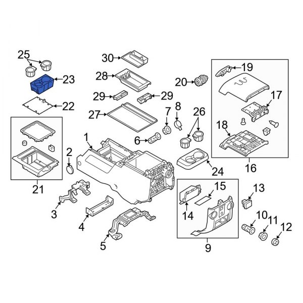 Console Cup Holder