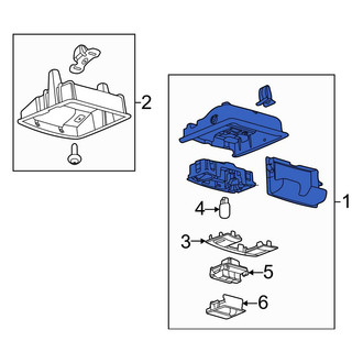 Ford OE - Upper Overhead Console