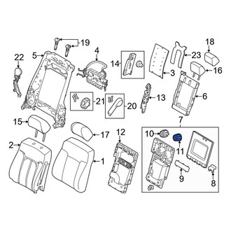 Ford OE - Front Left Console Cup Holder