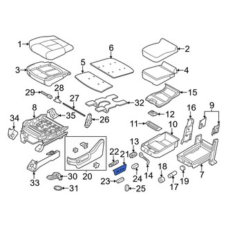 Ford OE - Right Power Seat Switch Bezel