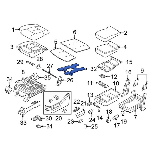 Climate Controlled Seat Duct