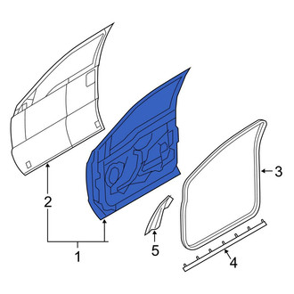 Ford OE - Front Left Door Shell