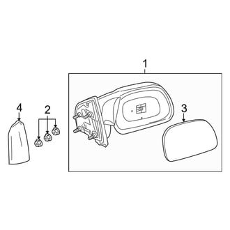 Ford OE - Front Door - Outside Mirrors (W/O Trailer Tow)