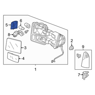 Ford OE - Front Left Turn Signal Light Lens