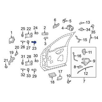 Ford OE - Lower Bumper Face Bar Mount Bolt