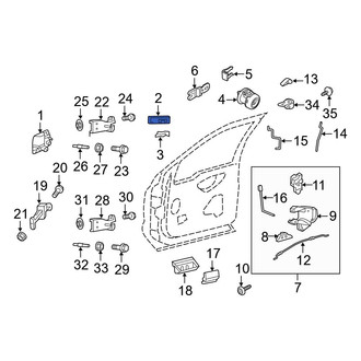 Ford OE - Front Keyless Entry Keypad