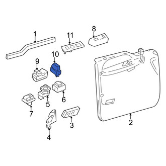 Ford OE - Front Door Lock Switch