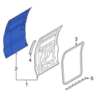 Ford OE - Rear Left Outer Door Outer Panel
