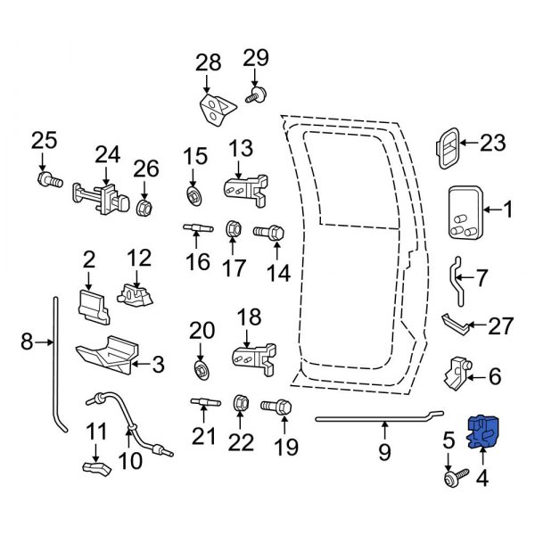 Door Latch Assembly