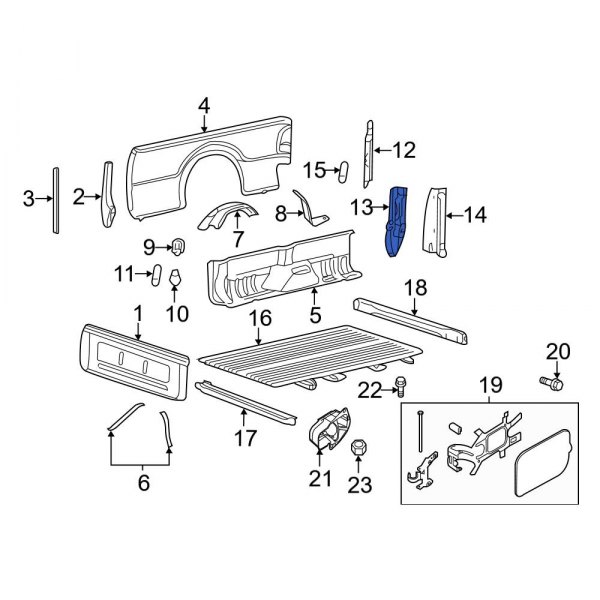 Truck Bed Panel Reinforcement