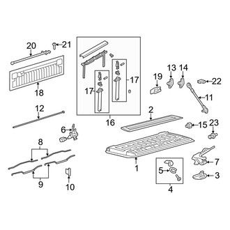 Ford OE - Pick Up Box - Tail Gate (6' Box), (Crew Cab)