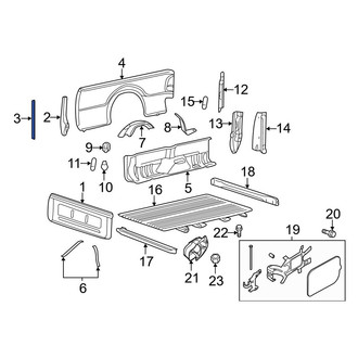 Ford OE - Truck Bed Panel Seal
