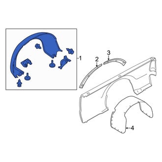 Ford OE - Rear Right Wheel Housing Side Panel