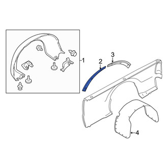 Ford OE - Front Left Wheel Housing Bracket