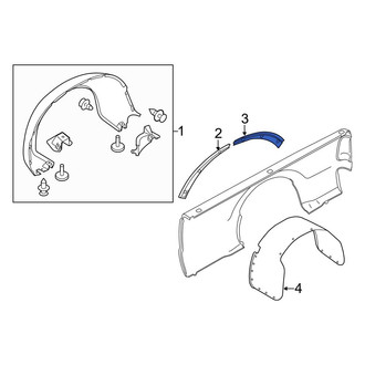 Ford OE - Rear Left Wheel Housing Bracket