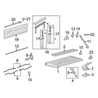 Ford OE - Pick Up Box - Tail Gate (8' Box), (Crew Cab)