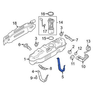 Ford OE - Rear Fuel Tank Strap