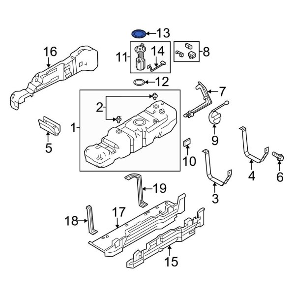 Fuel Tank Lock Ring