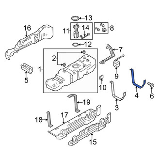 Ford OE - Front Fuel Tank Strap