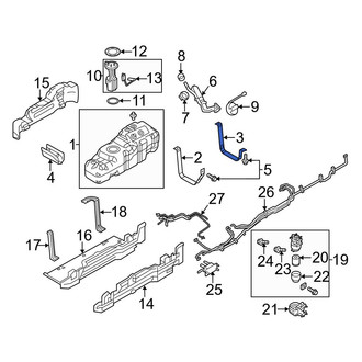 Ford OE - Rear Fuel Tank Strap