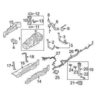 Ford OE - Fuel System Components (Crew Cab)