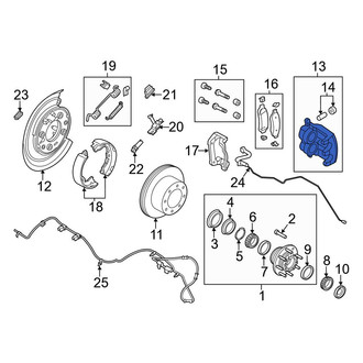 Ford OE - Rear Left Disc Brake Caliper
