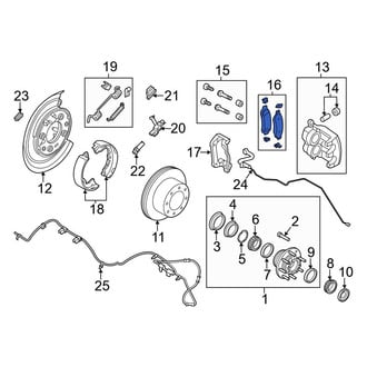 Ford OE - Rear Disc Brake Pad Set